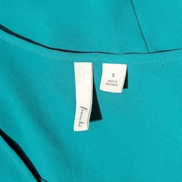 Turquoise Tank Top Sheer Size Small - Picture 7 of 9